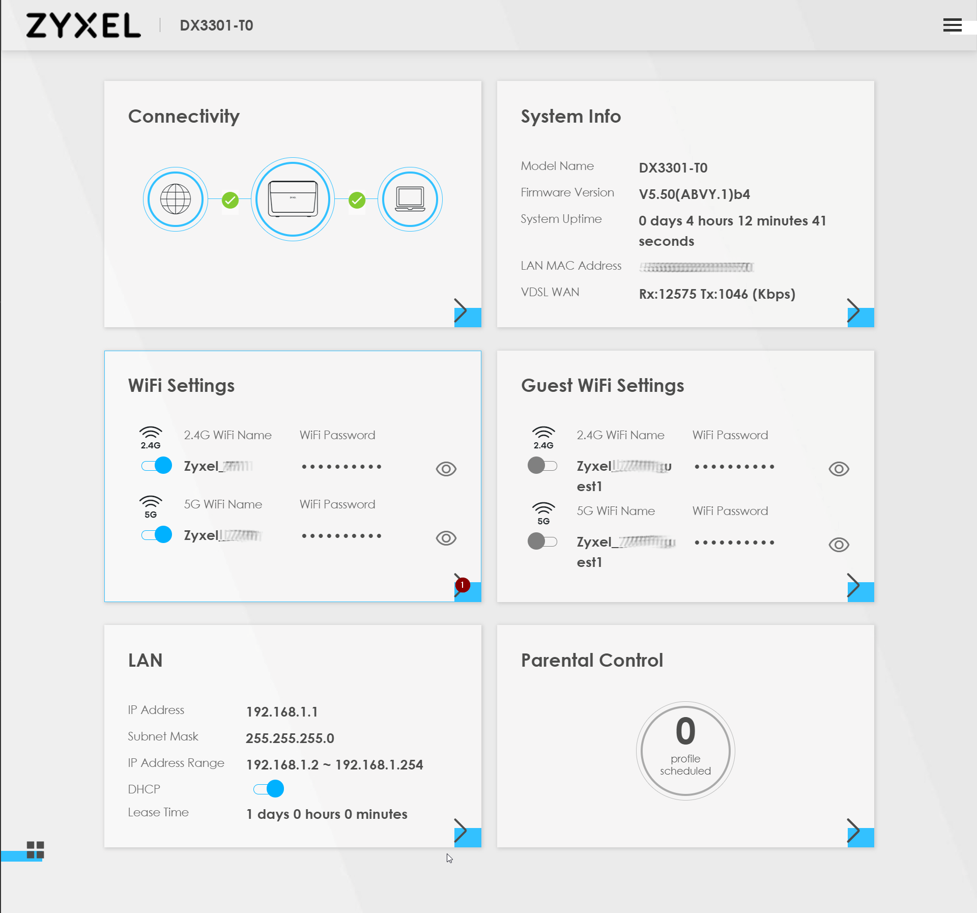 Wie kann ich den WLANNamen/Passwort ändern? fonira